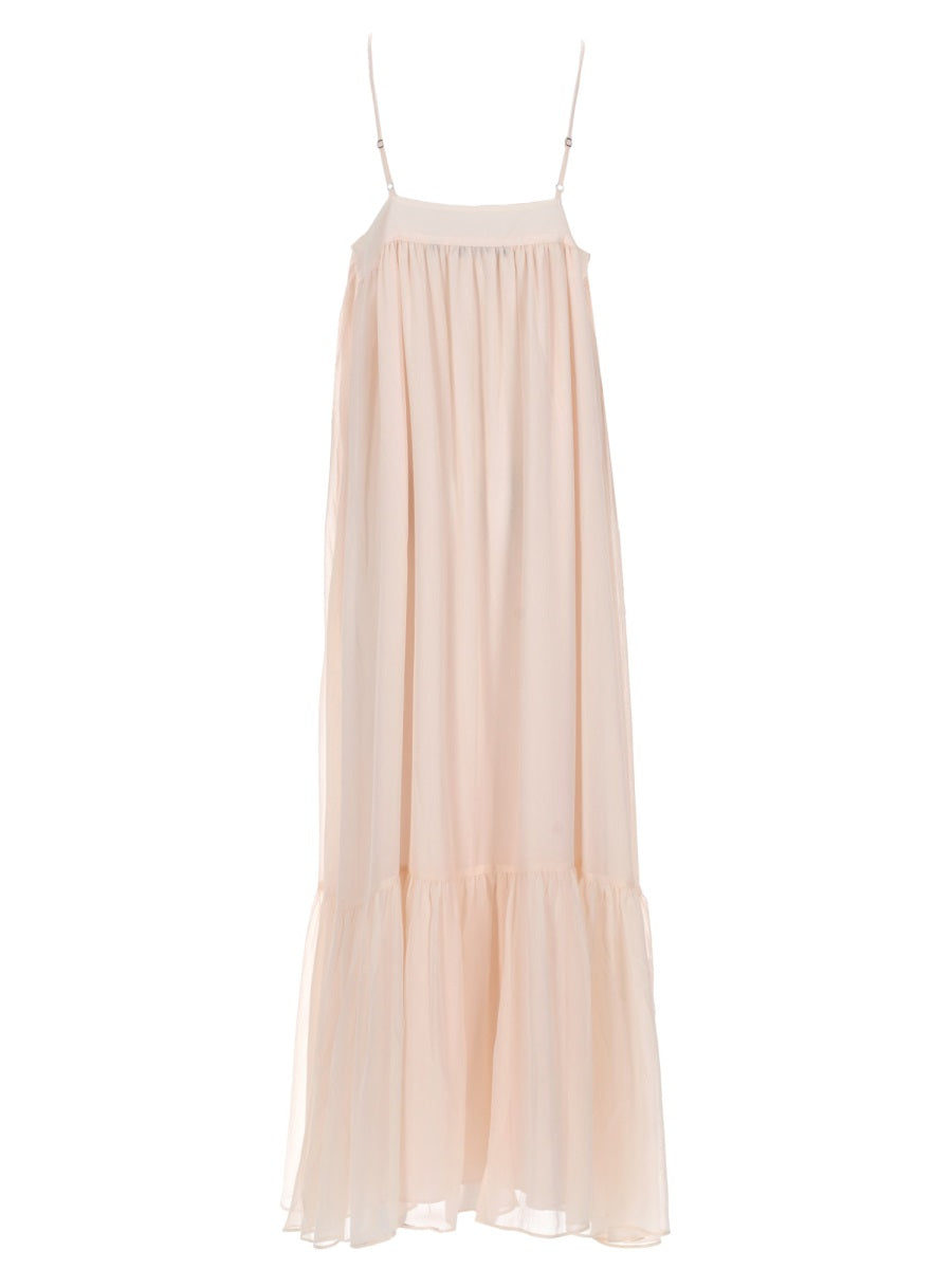 Rotate Women Abito Midi In Chiffon