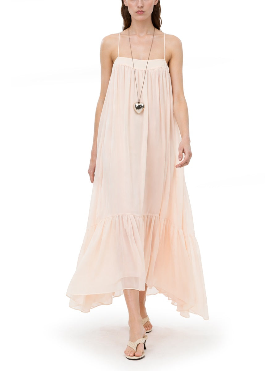 Rotate Women Abito Midi In Chiffon