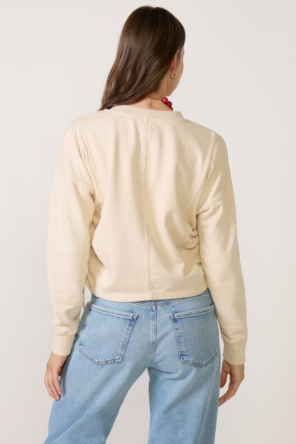 Women's Dara Side Ruched Sweatshirt