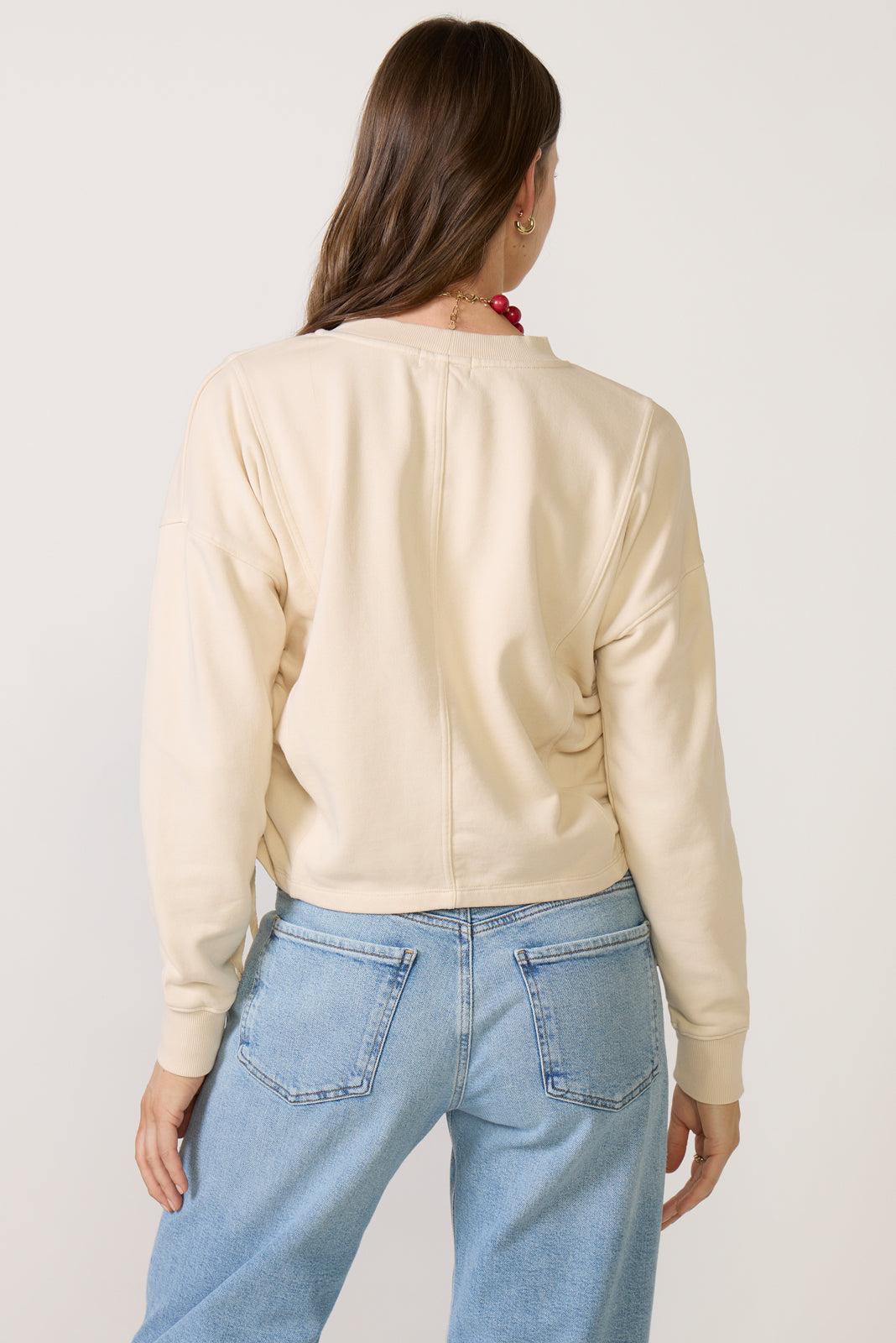 Women's Dara Side Ruched Sweatshirt