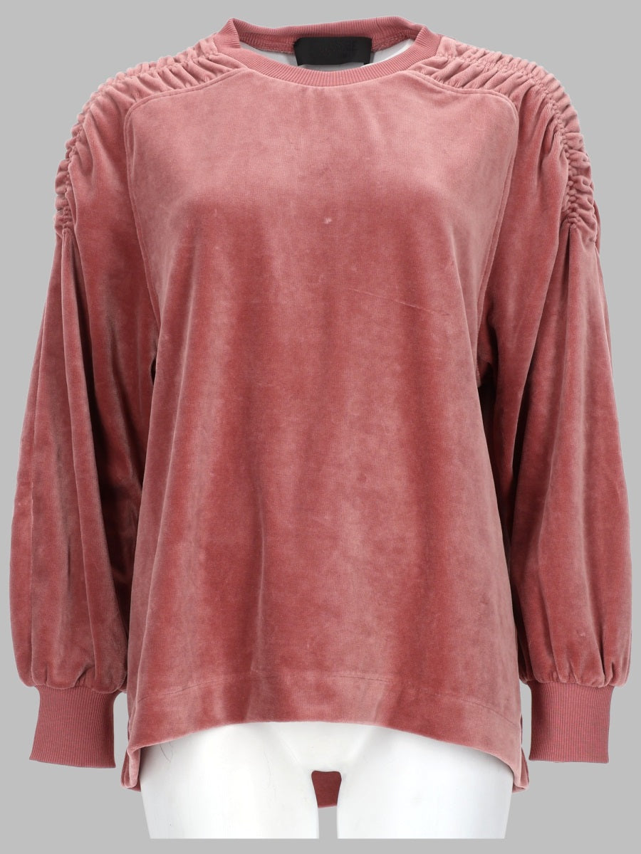 Alberta Ferretti Women Felpa In Ciniglia Di Cotone