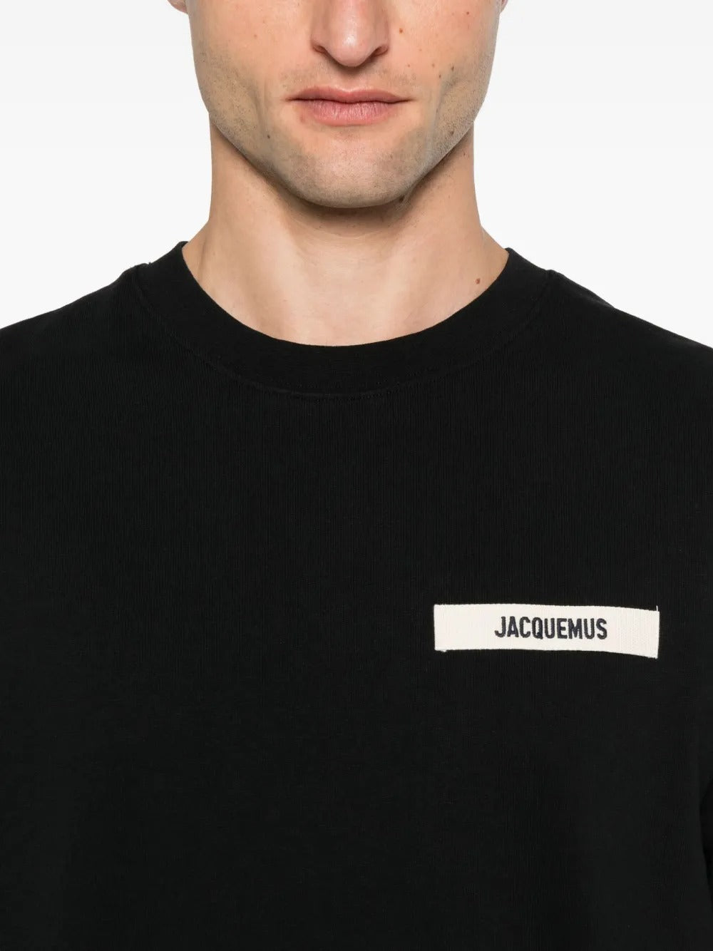 Jacquemus Men Le T-Shirt Gros Grain In Cotton