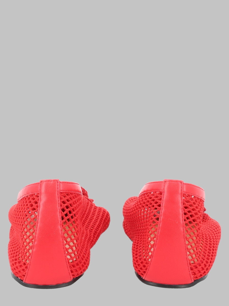 Ganni Women Ballerina "Jenny" In Mesh