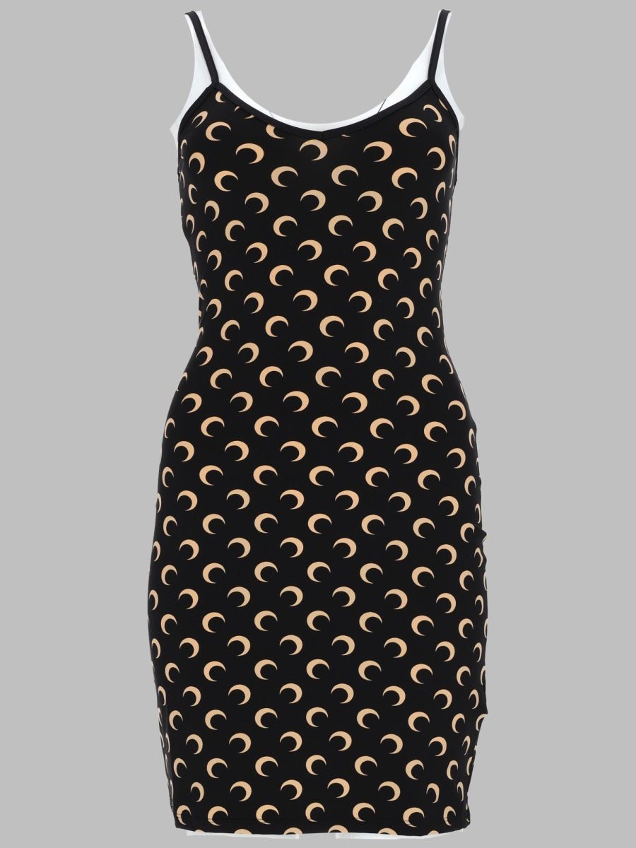 Marine Serre Women Mini Abito "Moon"