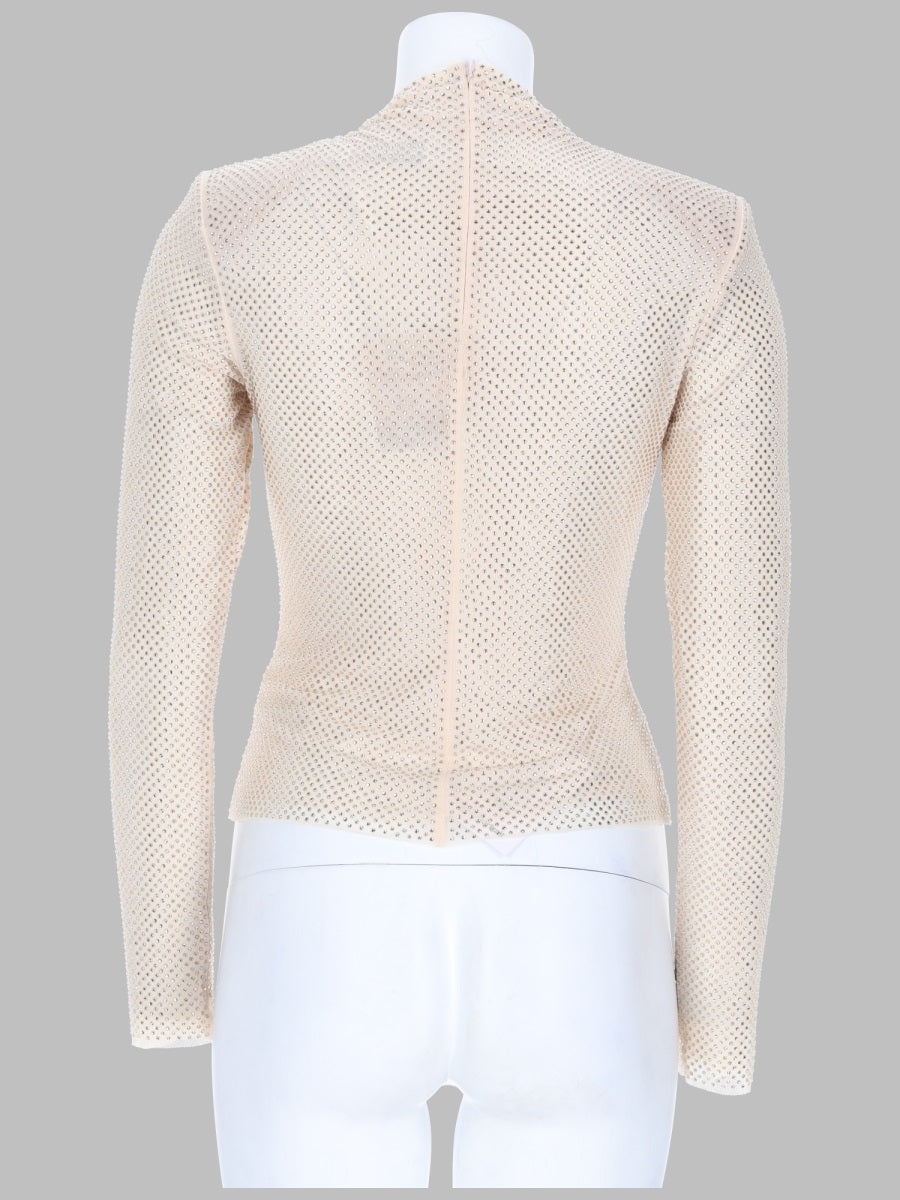 Self-Portrait Women Top Con Cristalli