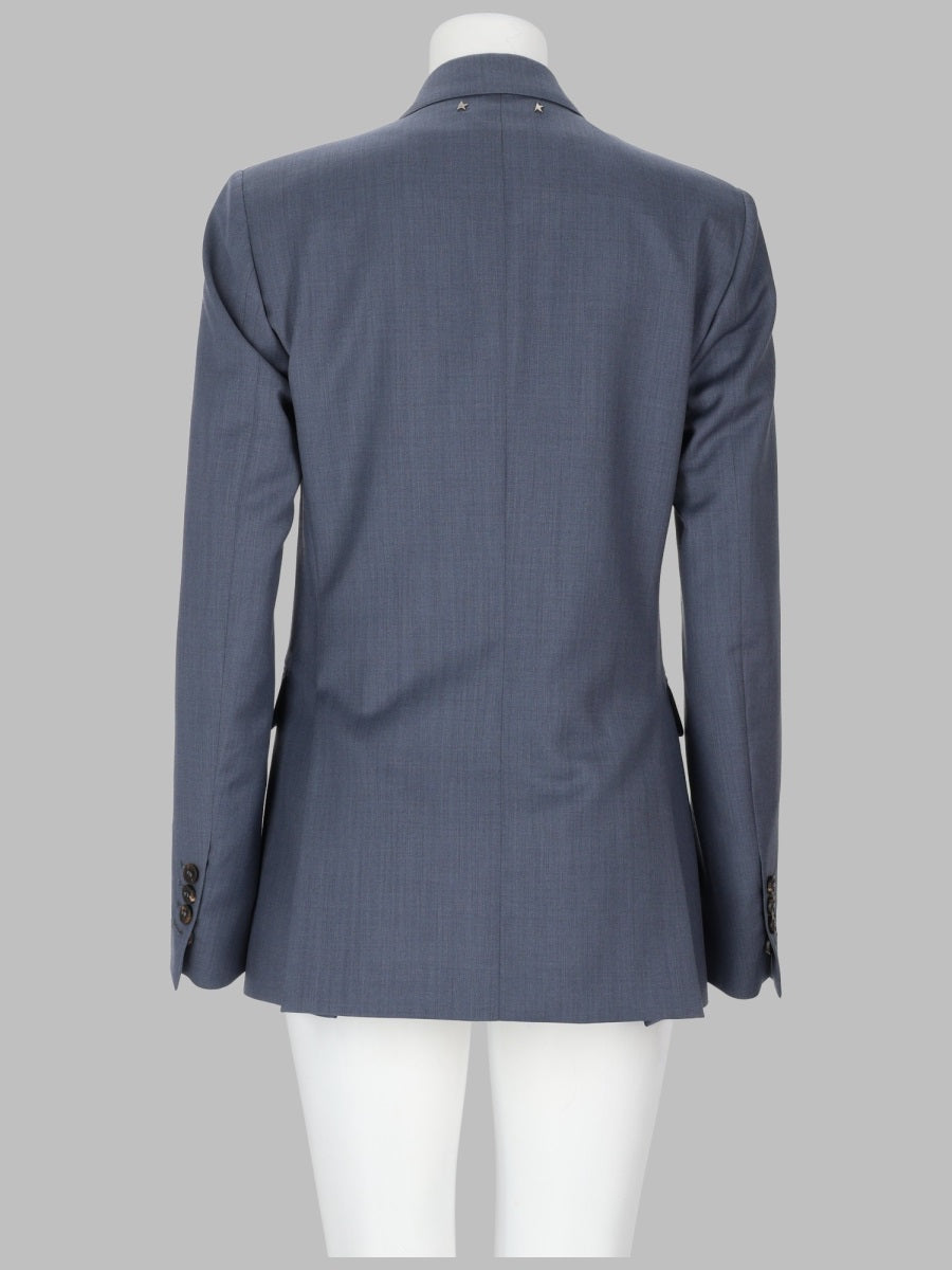 Golden Goose Women Baby Blue Double Breasted Blazer