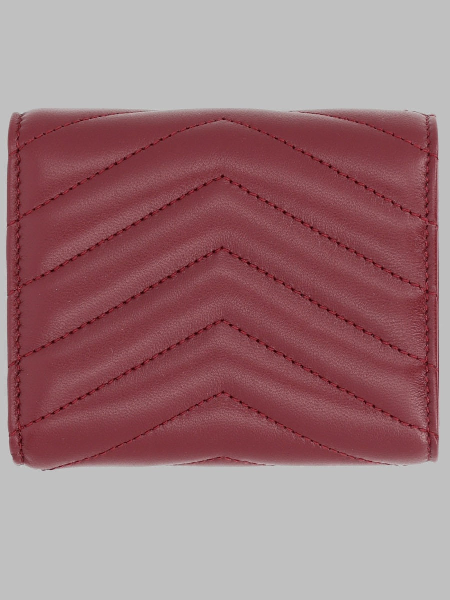 Saint Laurent Women Cassandre Matelassé Multi-Fold Wallet