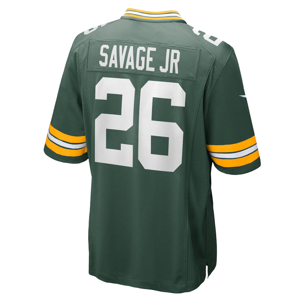 Green Bay Packers Darnell Savage Jr. Green Game Team Jersey