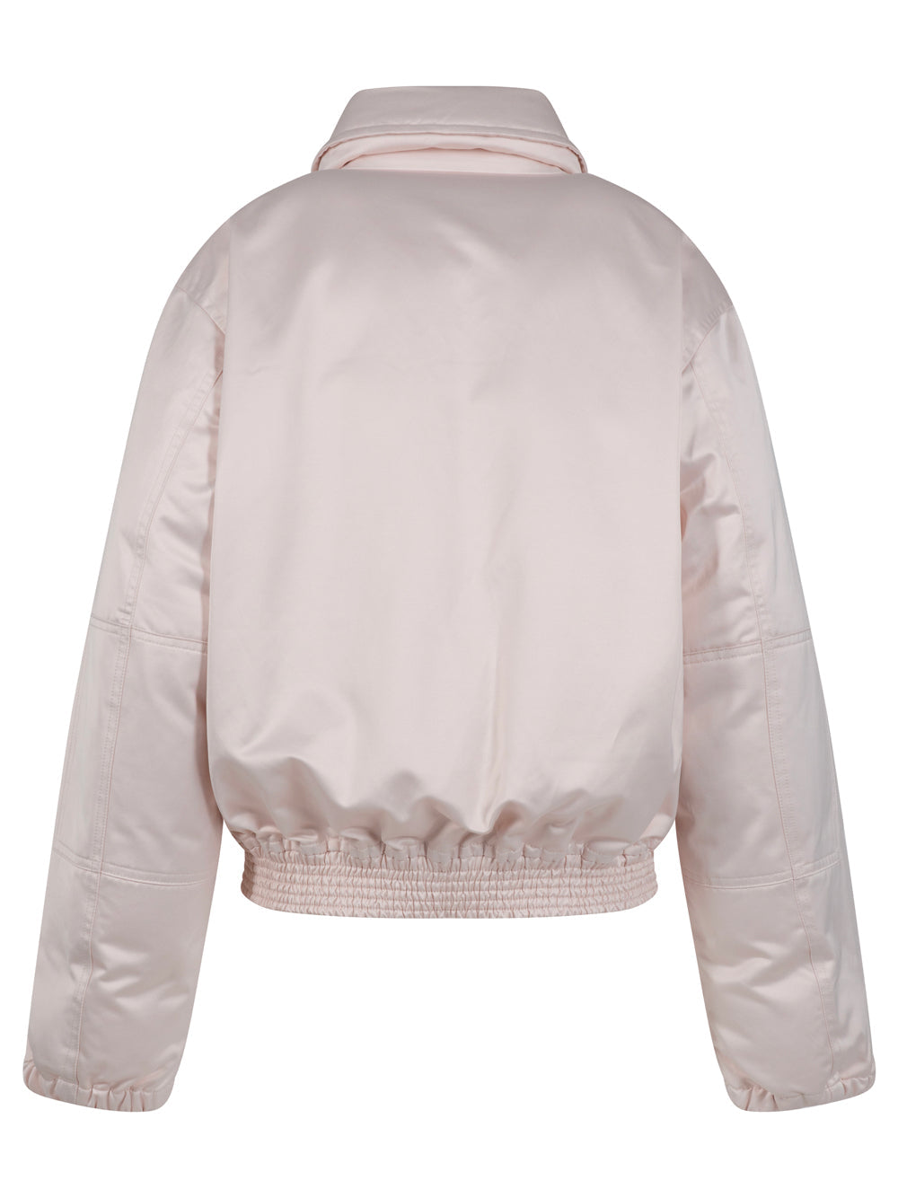 Victoria Beckham Women Cotton Satin Padded Bomber Jacket