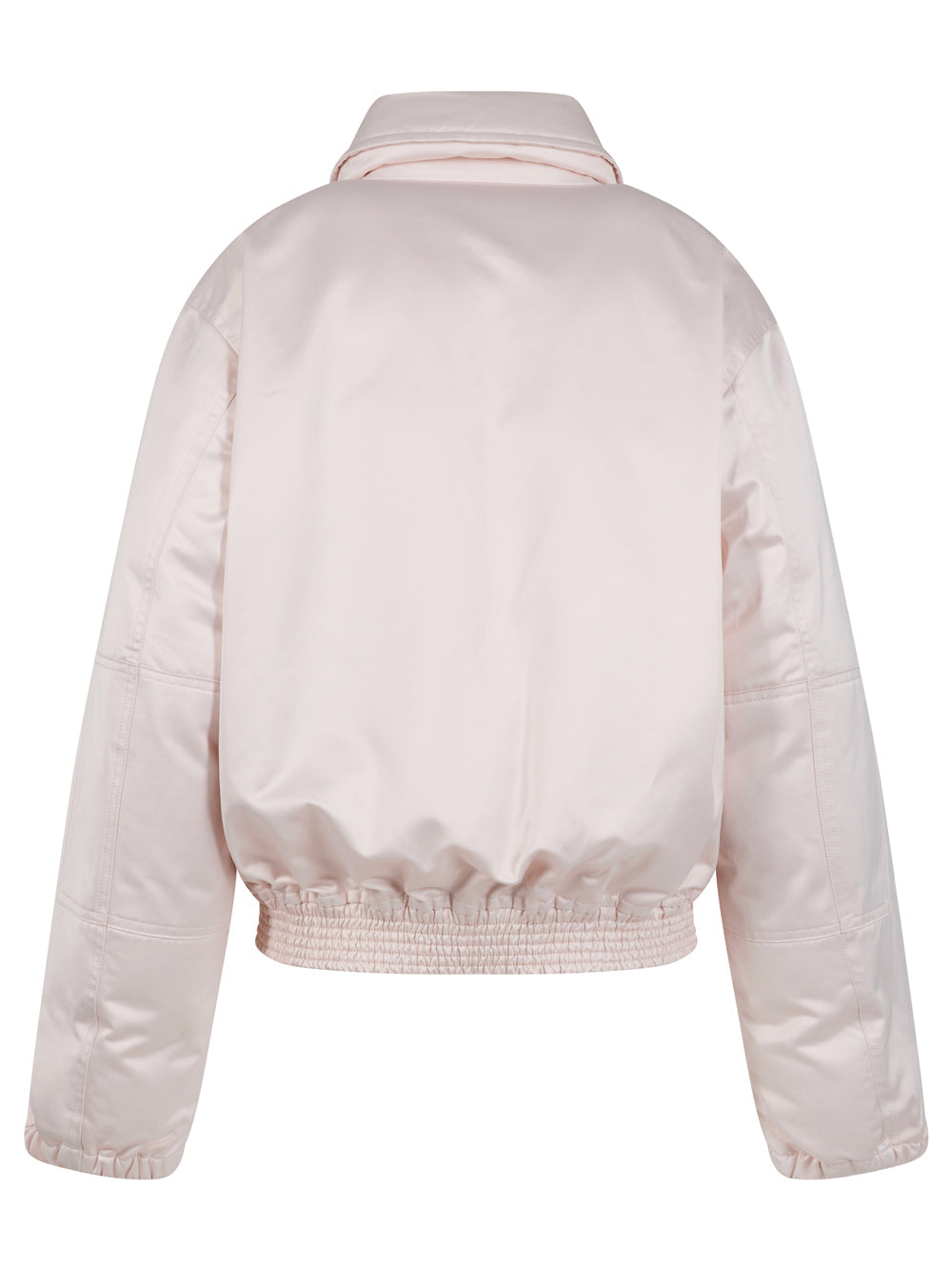 Victoria Beckham Women Cotton Satin Padded Bomber Jacket