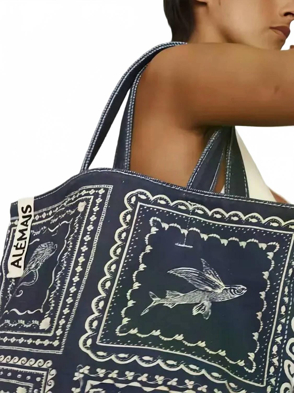 Women's Oceane Shopper Tote Bag In Blue
