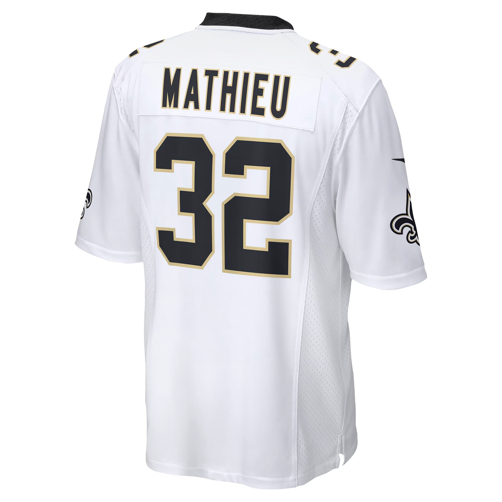 New Orleans Saints Tyrann Mathieu White Game Jersey