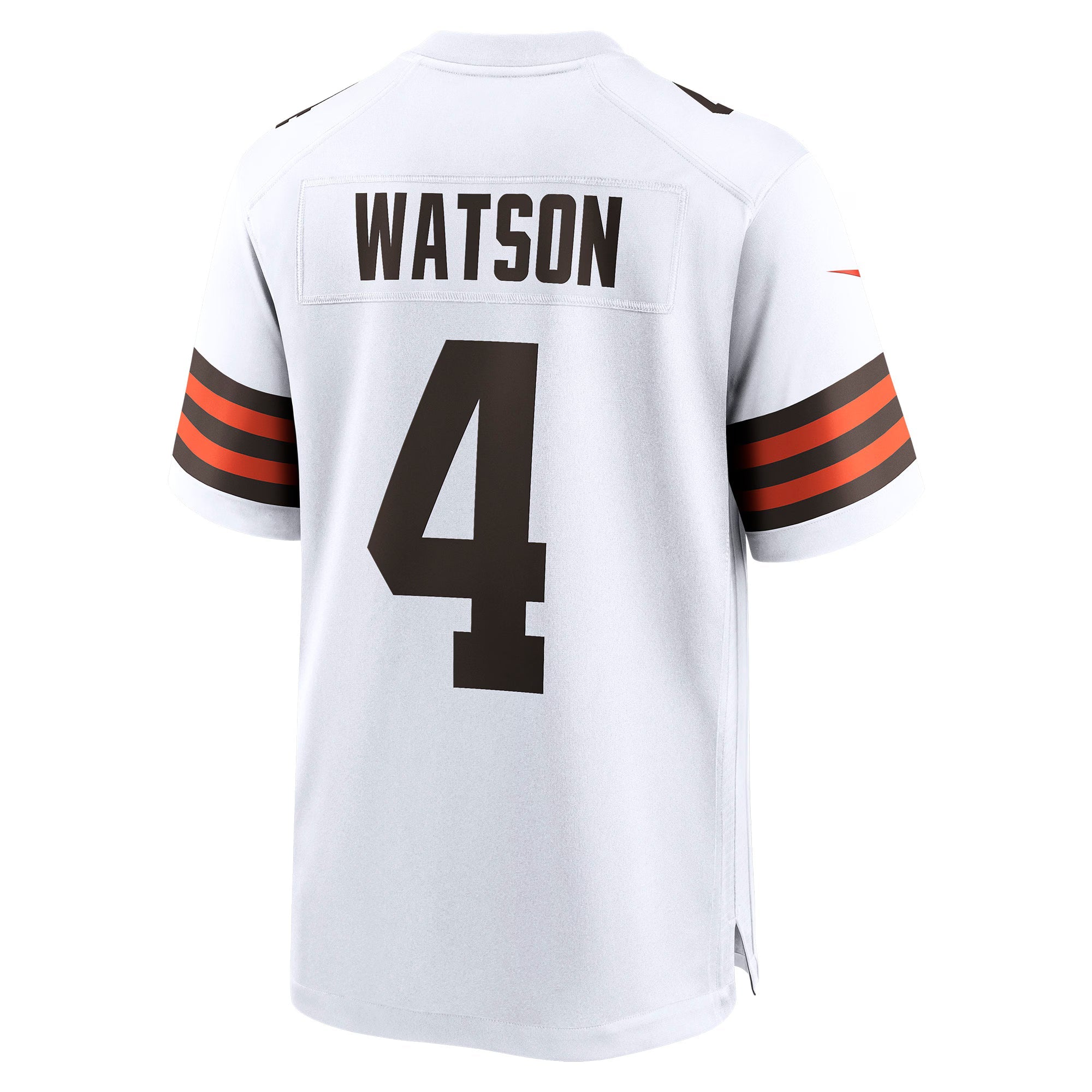 Cleveland Browns Deshaun Watson White Game Jersey