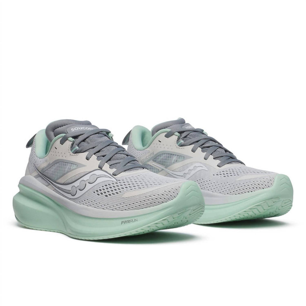 Women's Omni 22 Running Shoe In Gray/ Mint