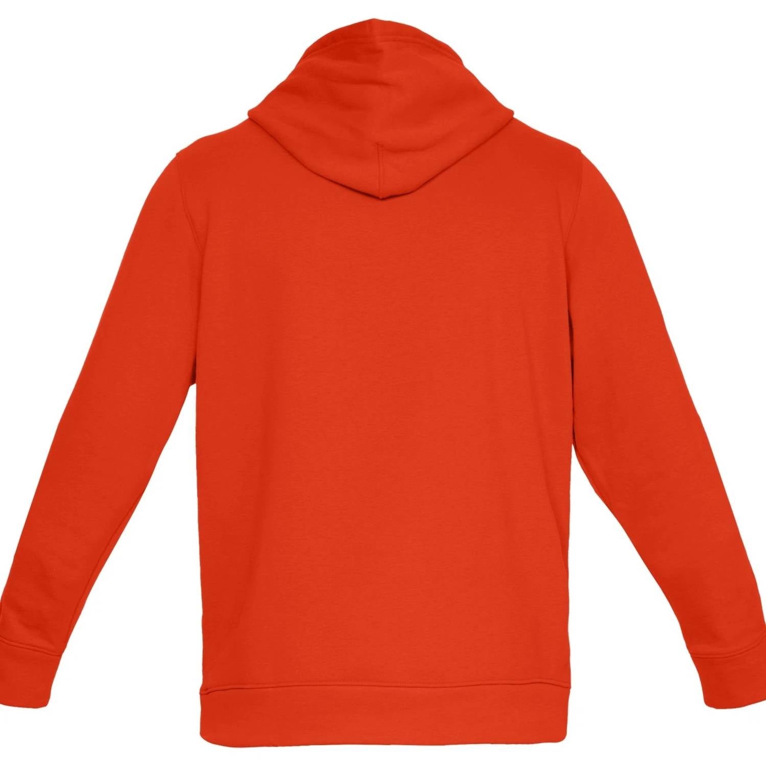Men's Hustle Fleece Hoody In Dark Orange