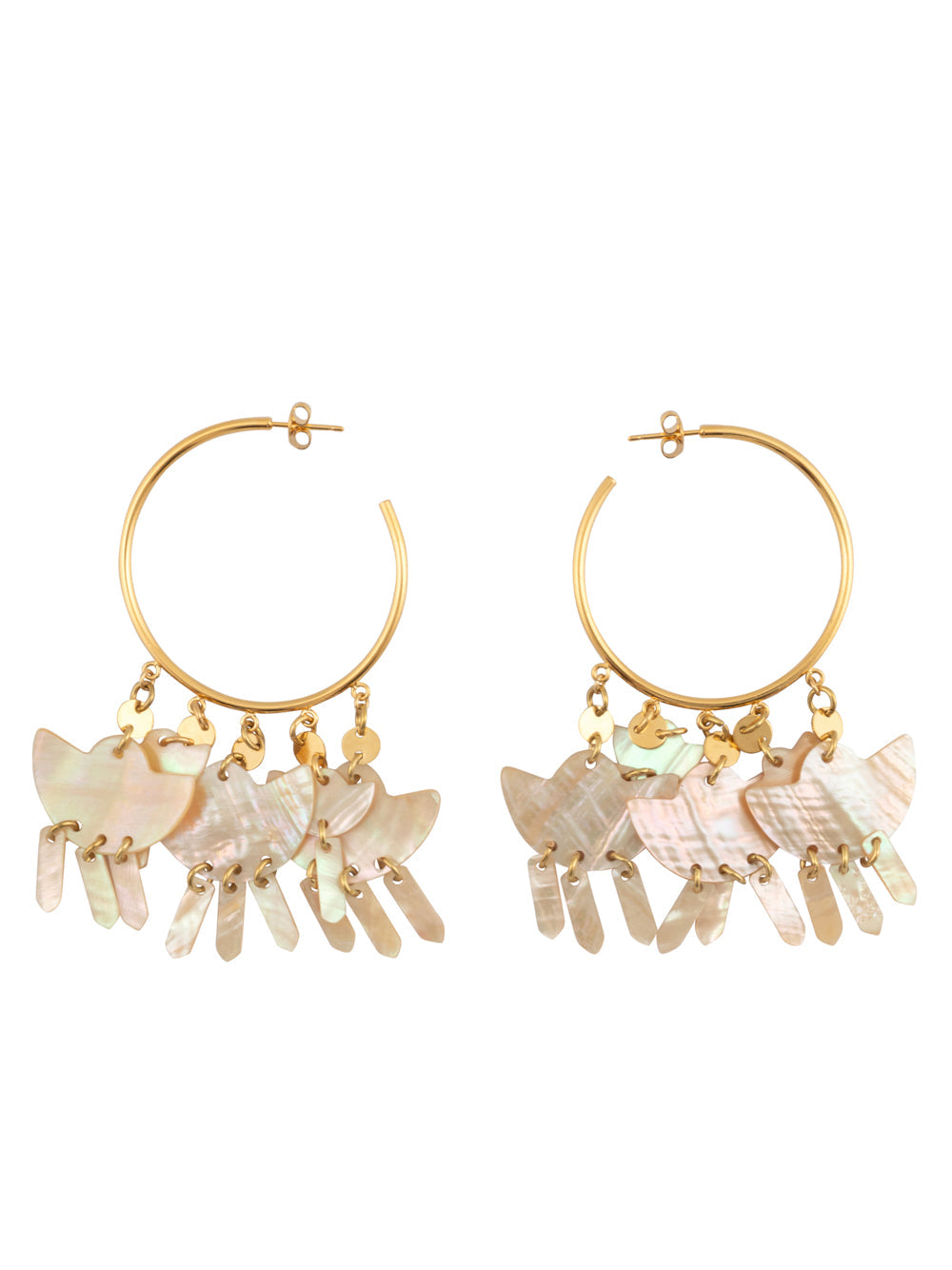 Isabel Marant Women Seashell Large Hoops
