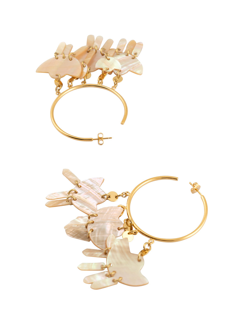 Isabel Marant Women Seashell Large Hoops