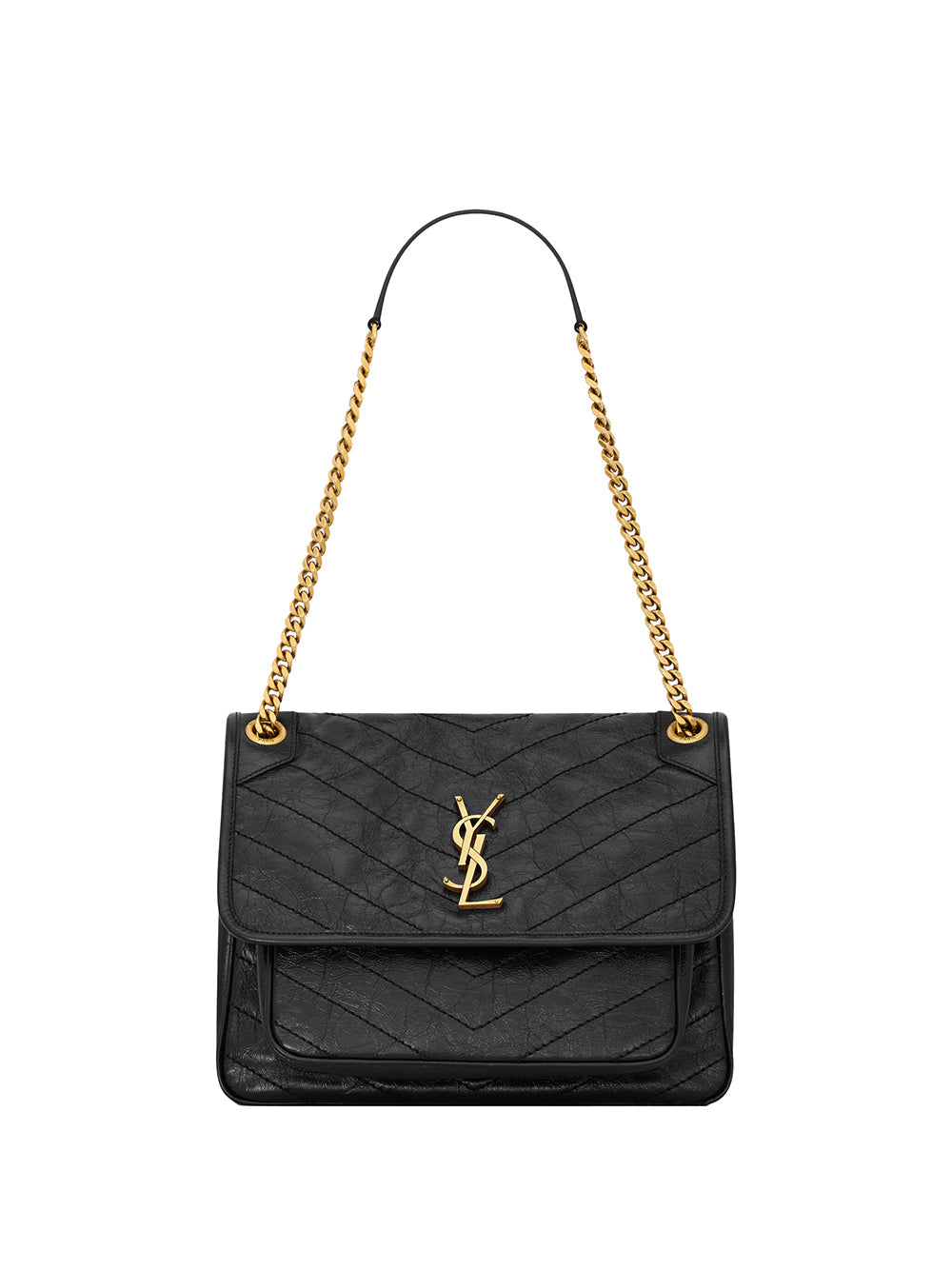 Saint Laurent Women Niki Medium Soft Bag In Vintage Leather