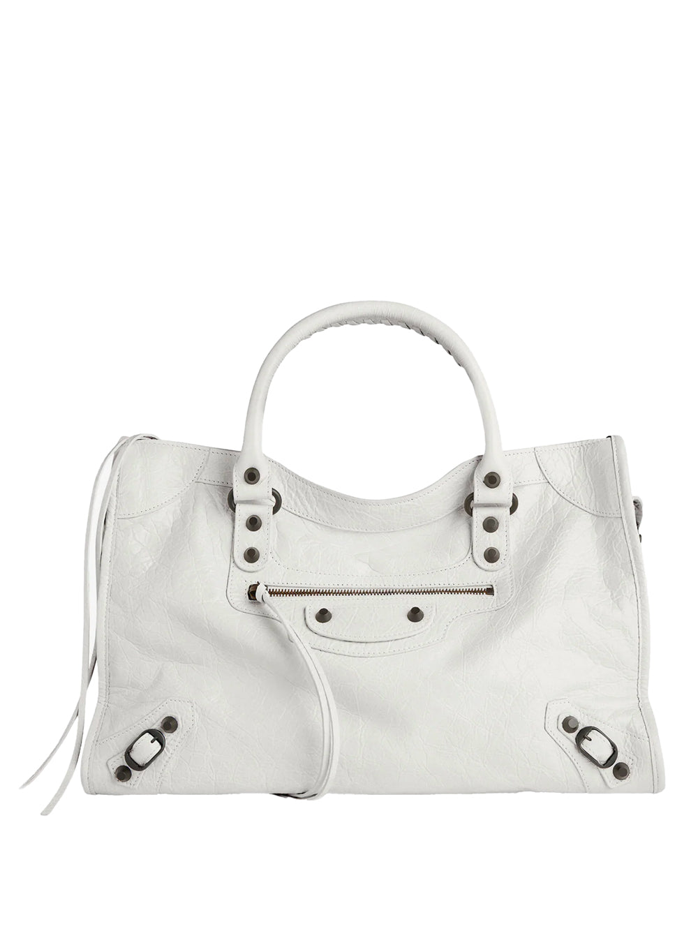 Balenciaga Women Le City Medium Bag In Arena Leather