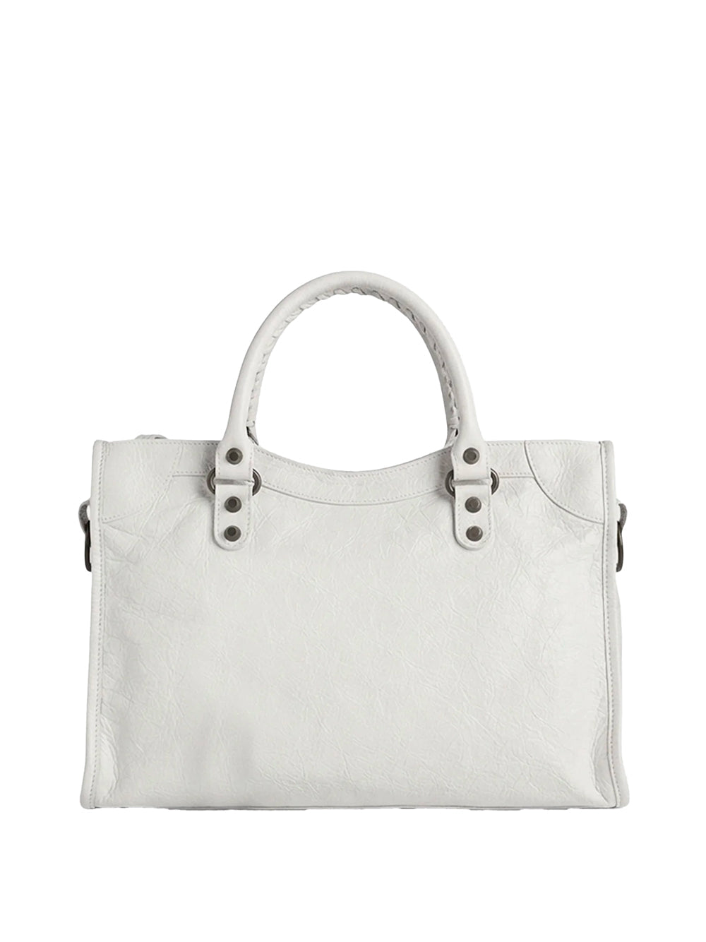 Balenciaga Women Le City Medium Bag In Arena Leather