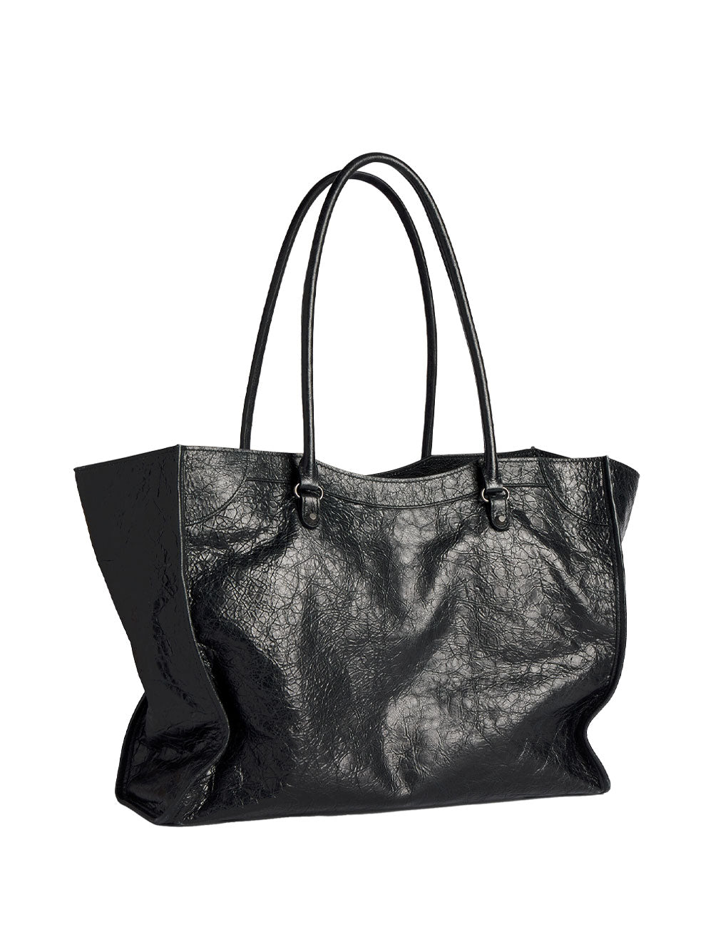 Balenciaga Women Le City Tote Bag Medium In Arena Lambskin