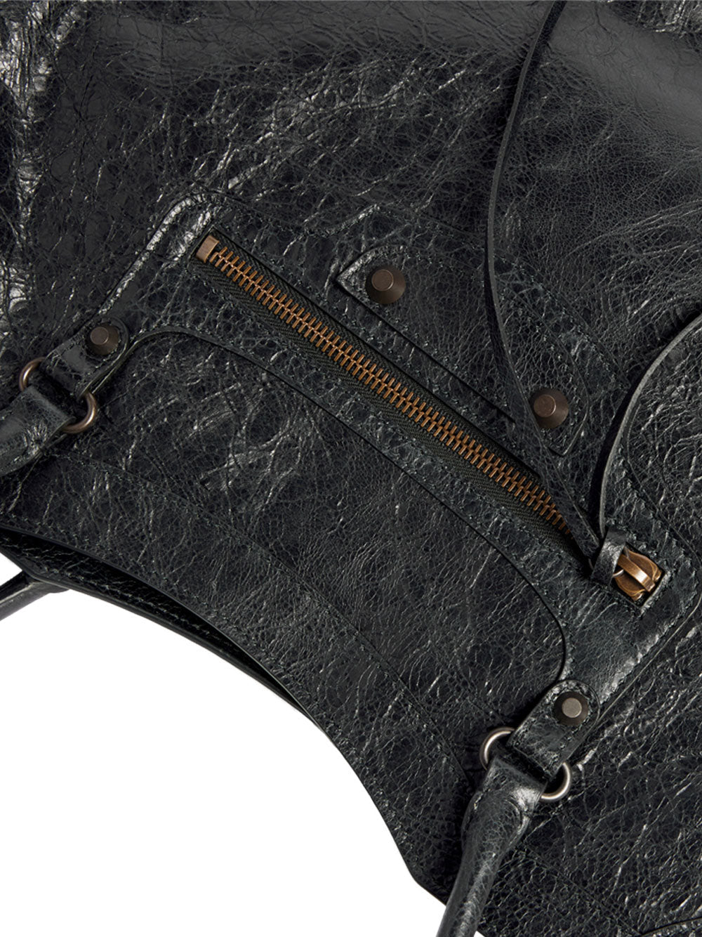 Balenciaga Women Le City Tote Bag Medium In Arena Lambskin