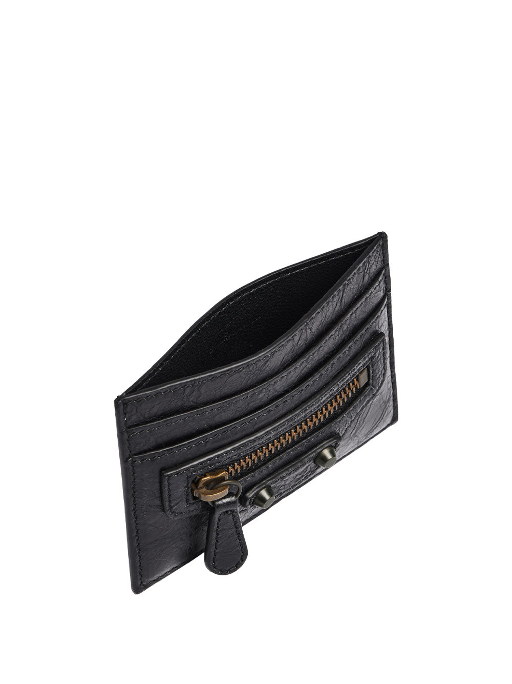 Balenciaga Women Le City Card Holder In Arena Lambskin