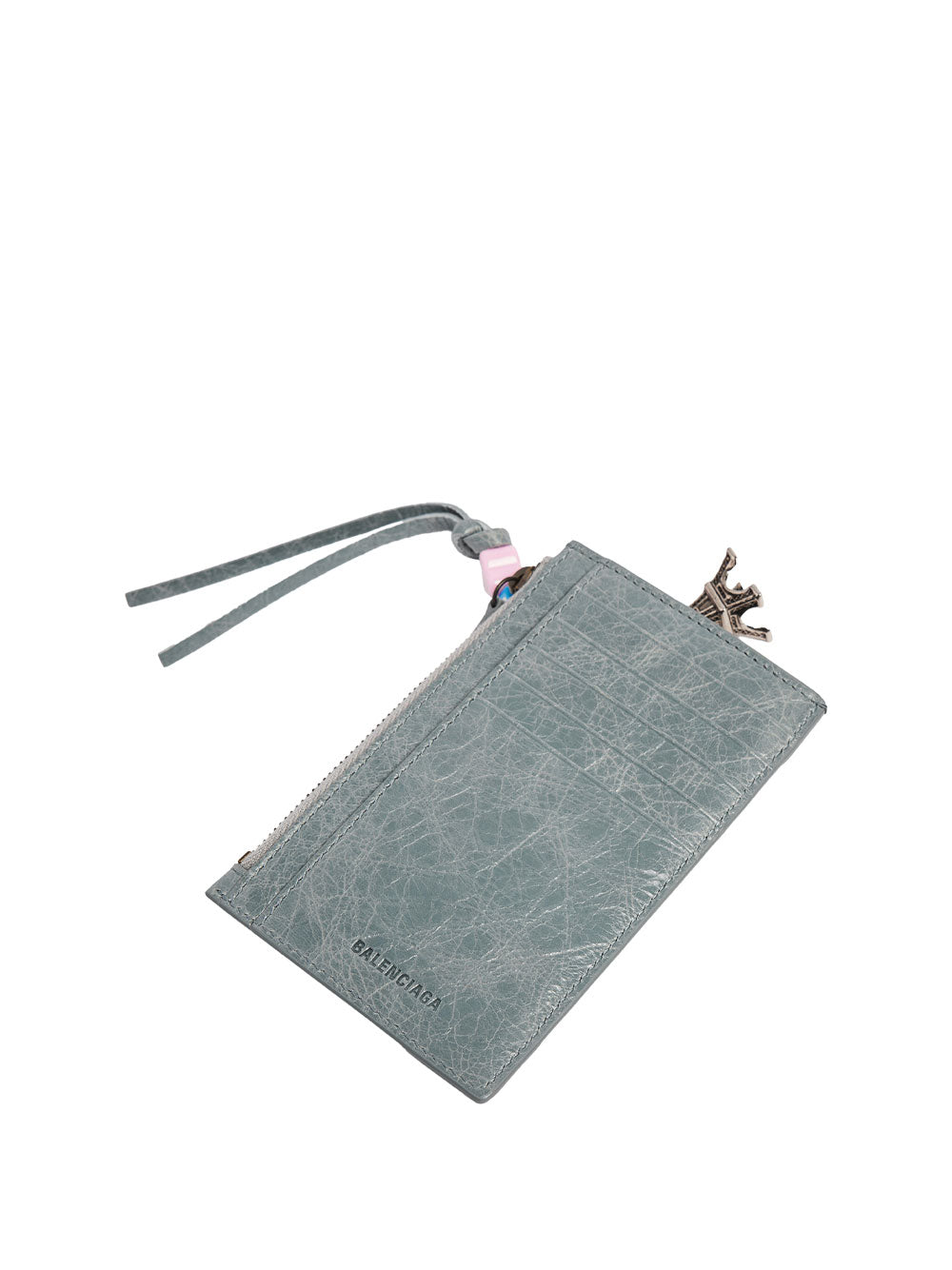 Balenciaga Women Le City Long Coin And Card Holder In Arena Lambskin With Charms