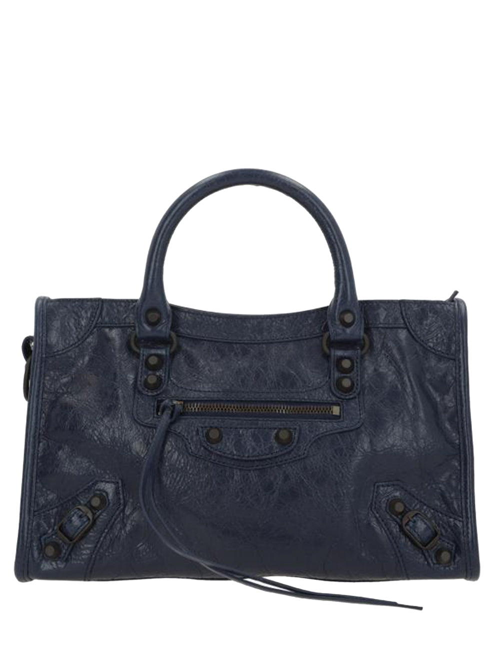 Balenciaga Women Le City Medium Bag In Arena Leather