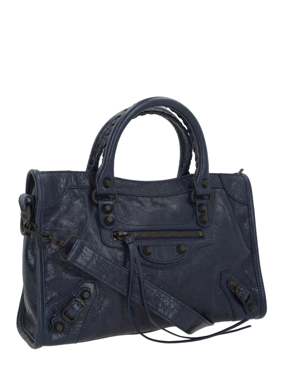 Balenciaga Women Le City Medium Bag In Arena Leather