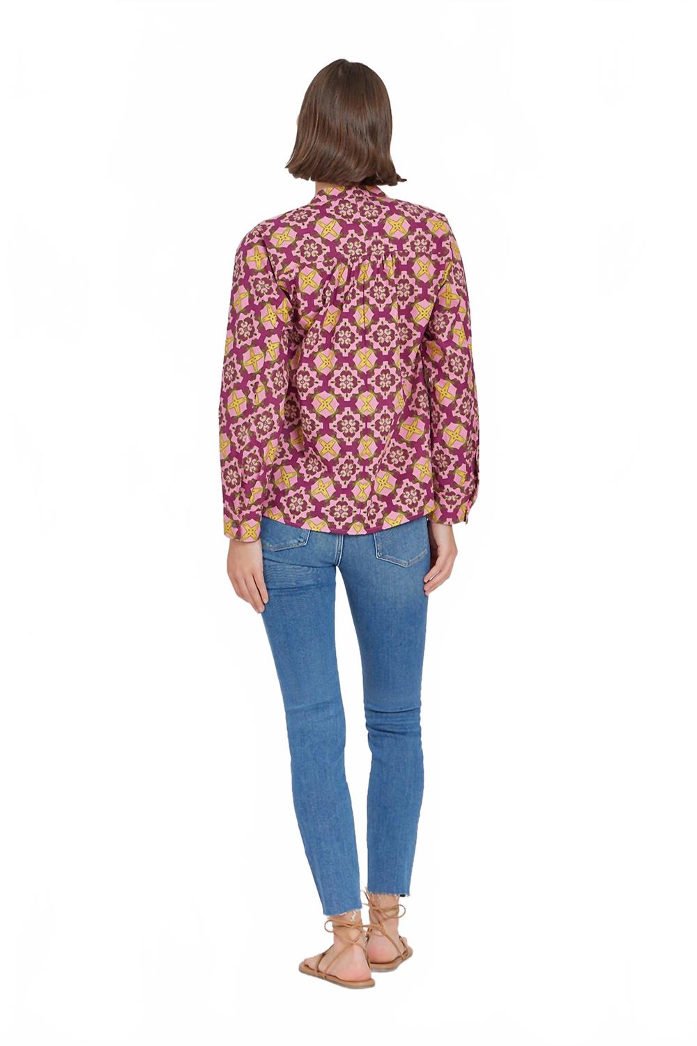 Zanzibar Bradley Shirt In Purple