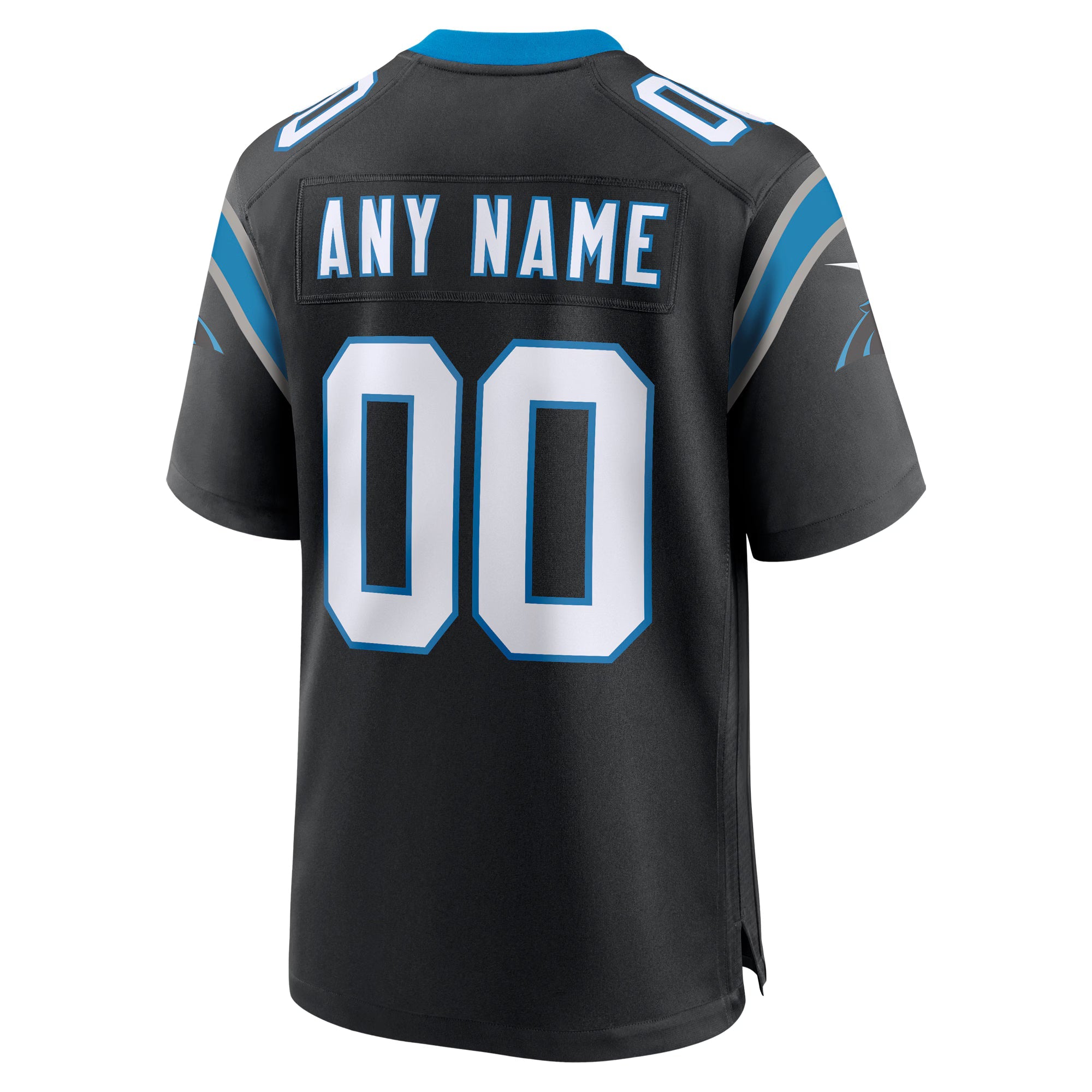 Carolina Panthers Black Custom Game Jersey
