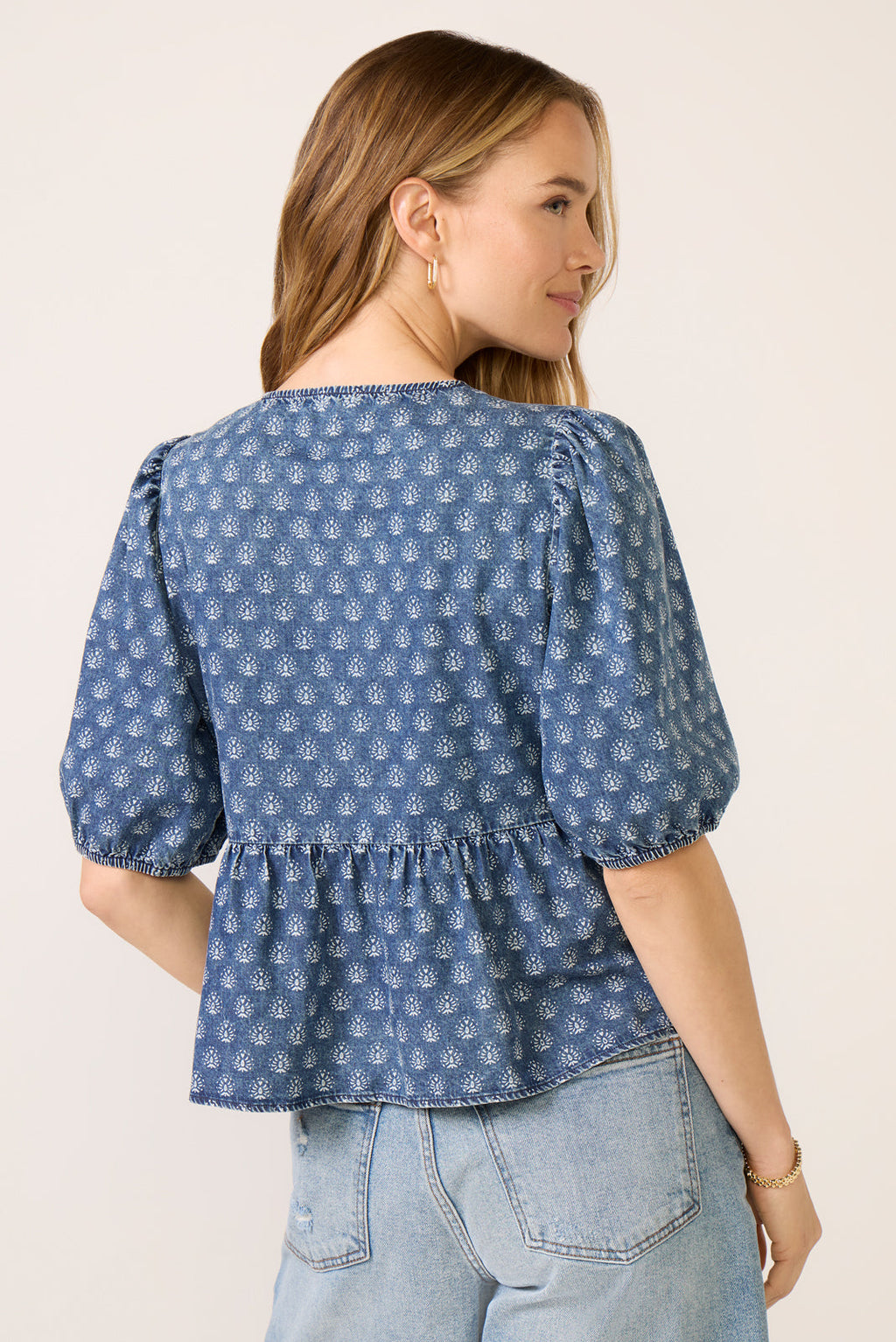 Women's Lucille Tie Front Blouse