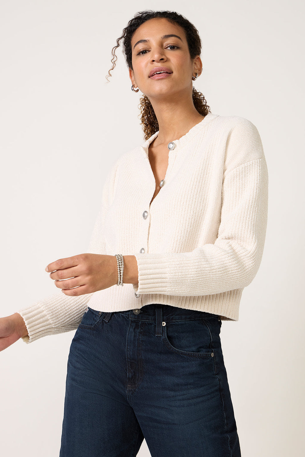 Women's Tori Chenille Crew Cardigan