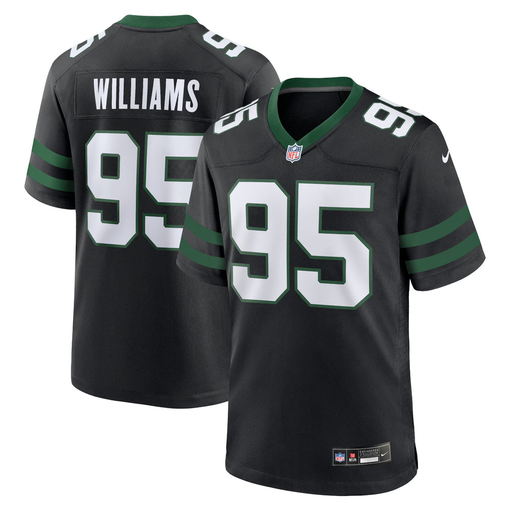 New York Jets Quinnen Williams Legacy Black Alternate Game Jersey