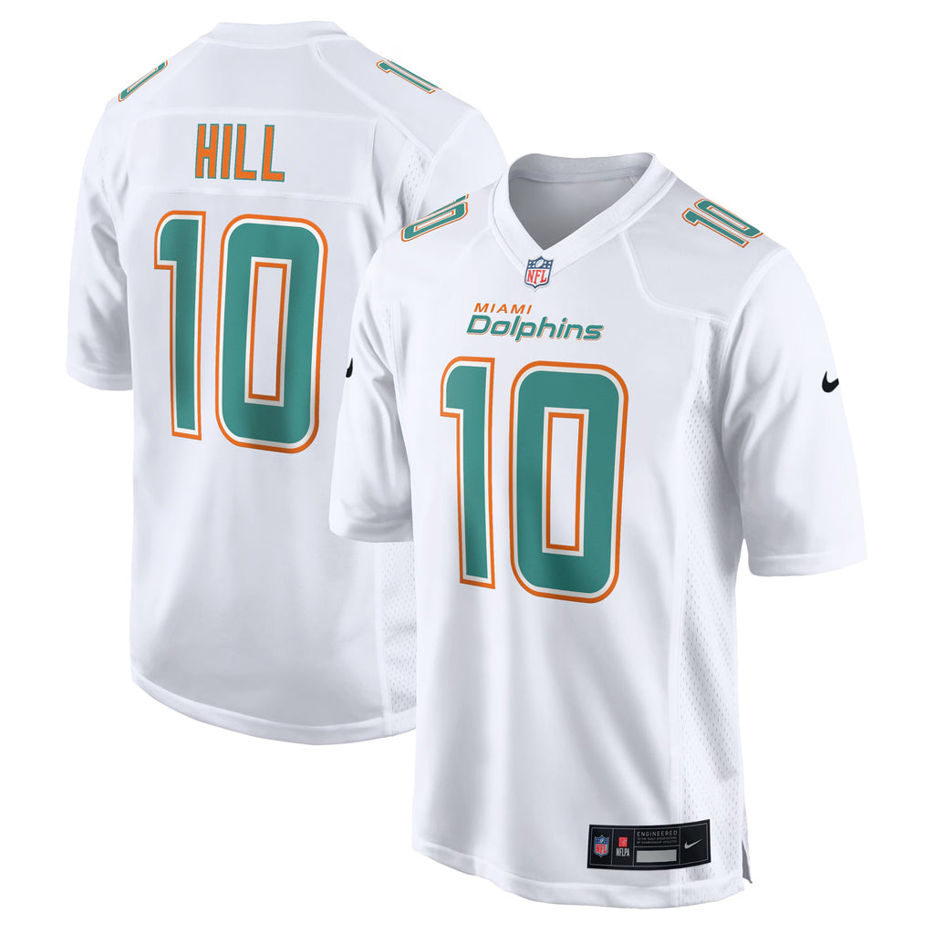 Miami Dolphins Tyreek Hill White Fashion Game Jersey