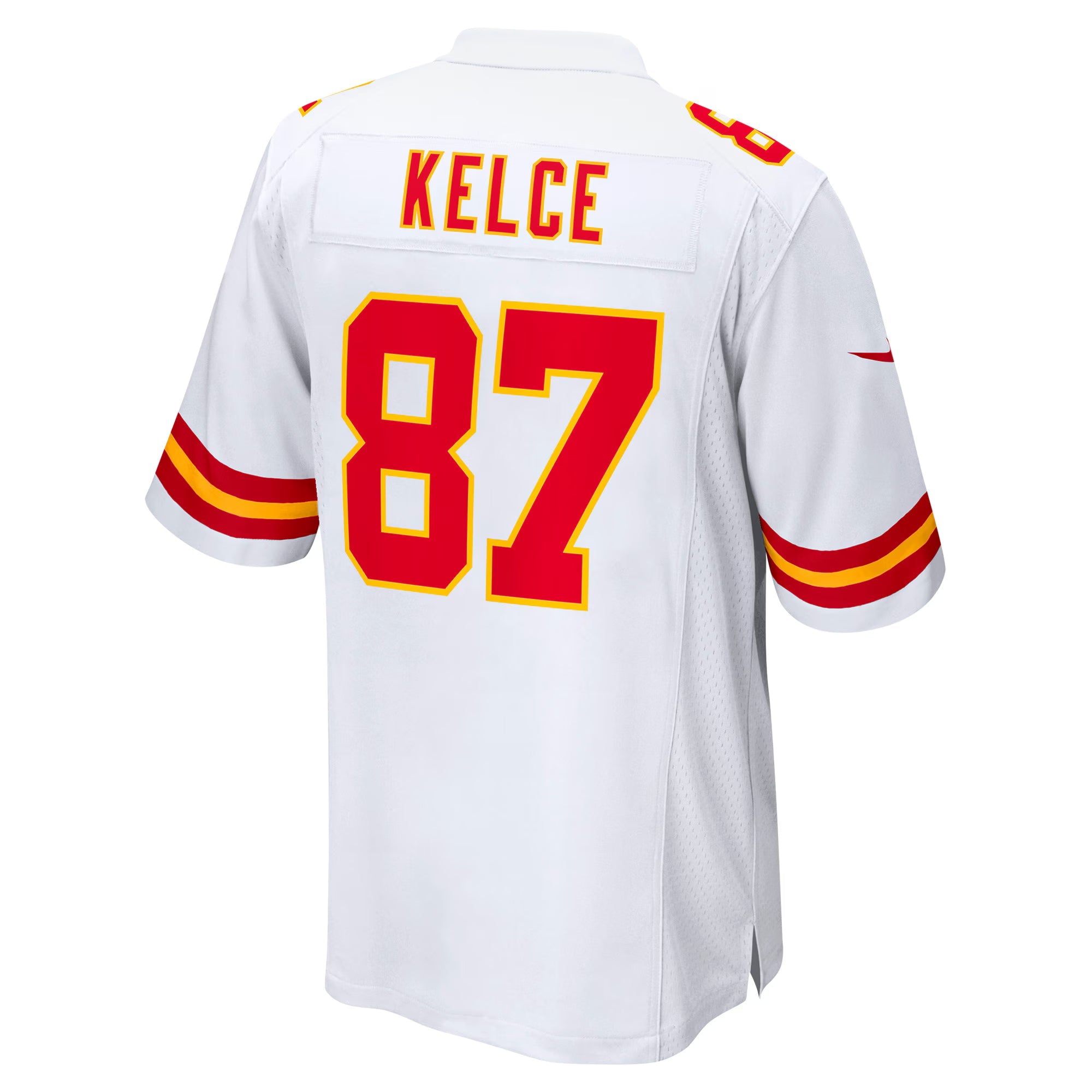 Kansas City Chiefs Travis Kelce White Player Game Jersey