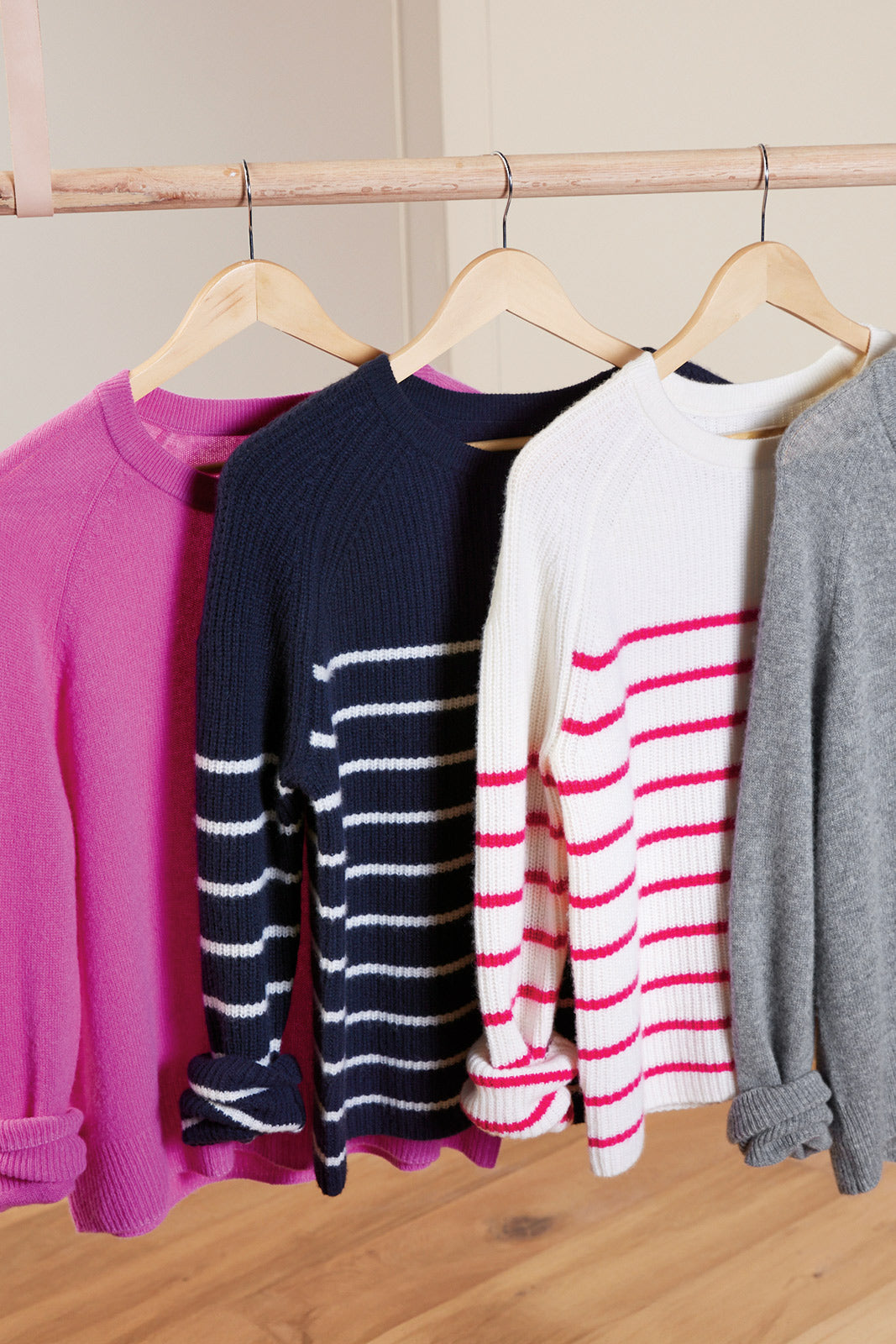Women's Campbell Cashmere Stripe Pullover