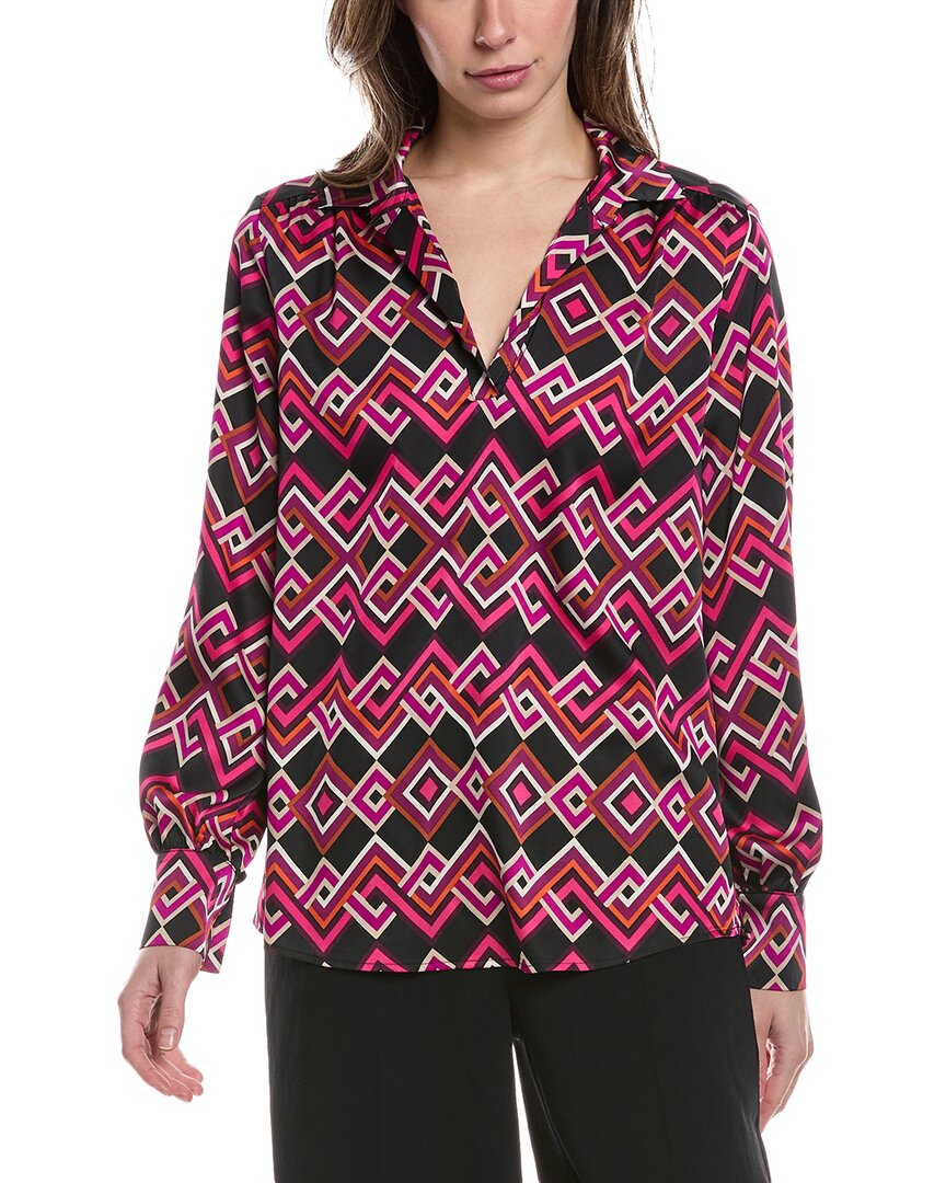 Joseph Ribkoff Open Collar Blouse