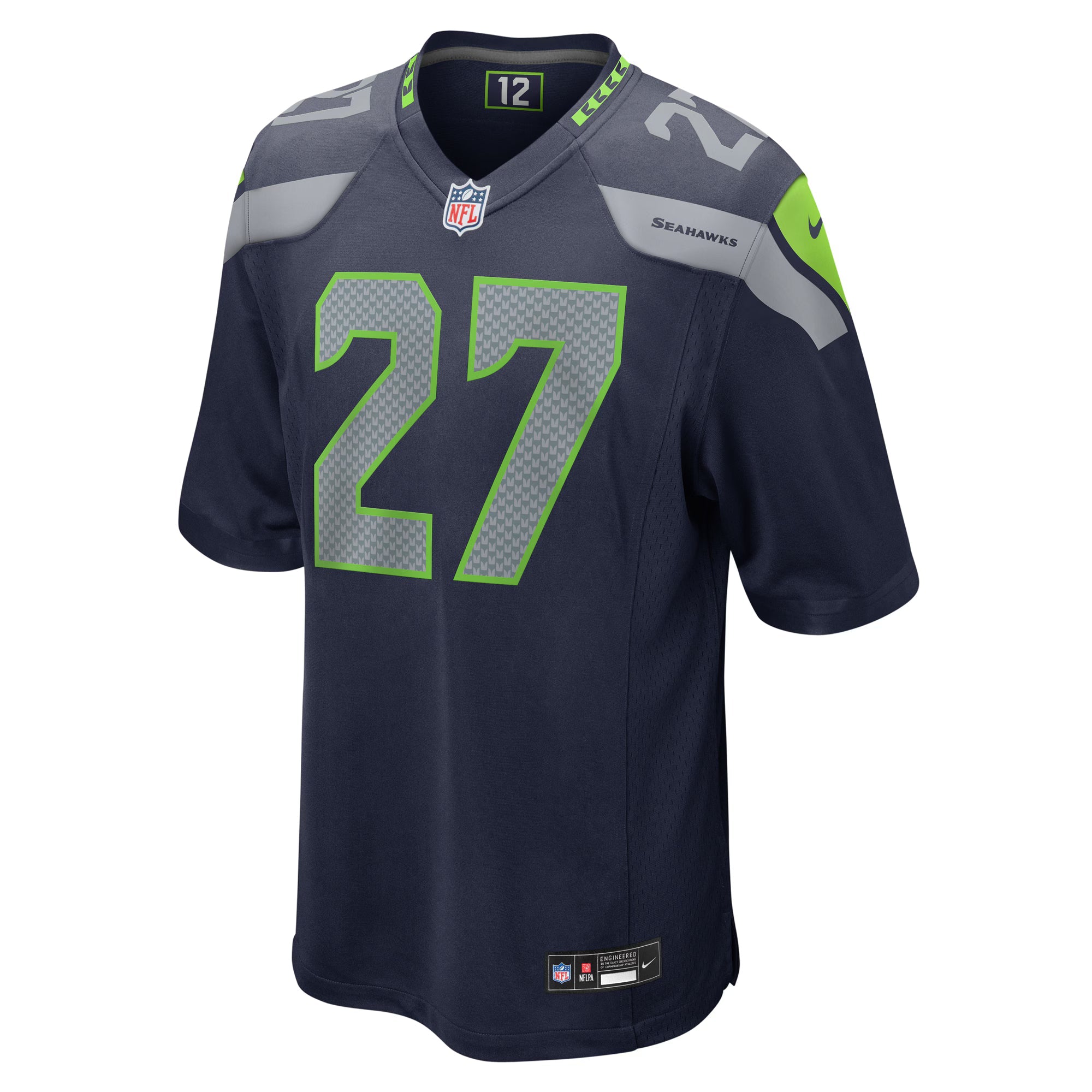 Seattle Seahawks Riq Woolen College Navy Game Jersey