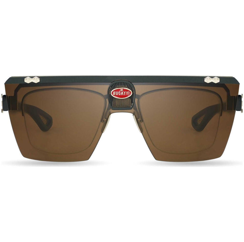 Bugatti Men's 42 mm Black Sunglasses