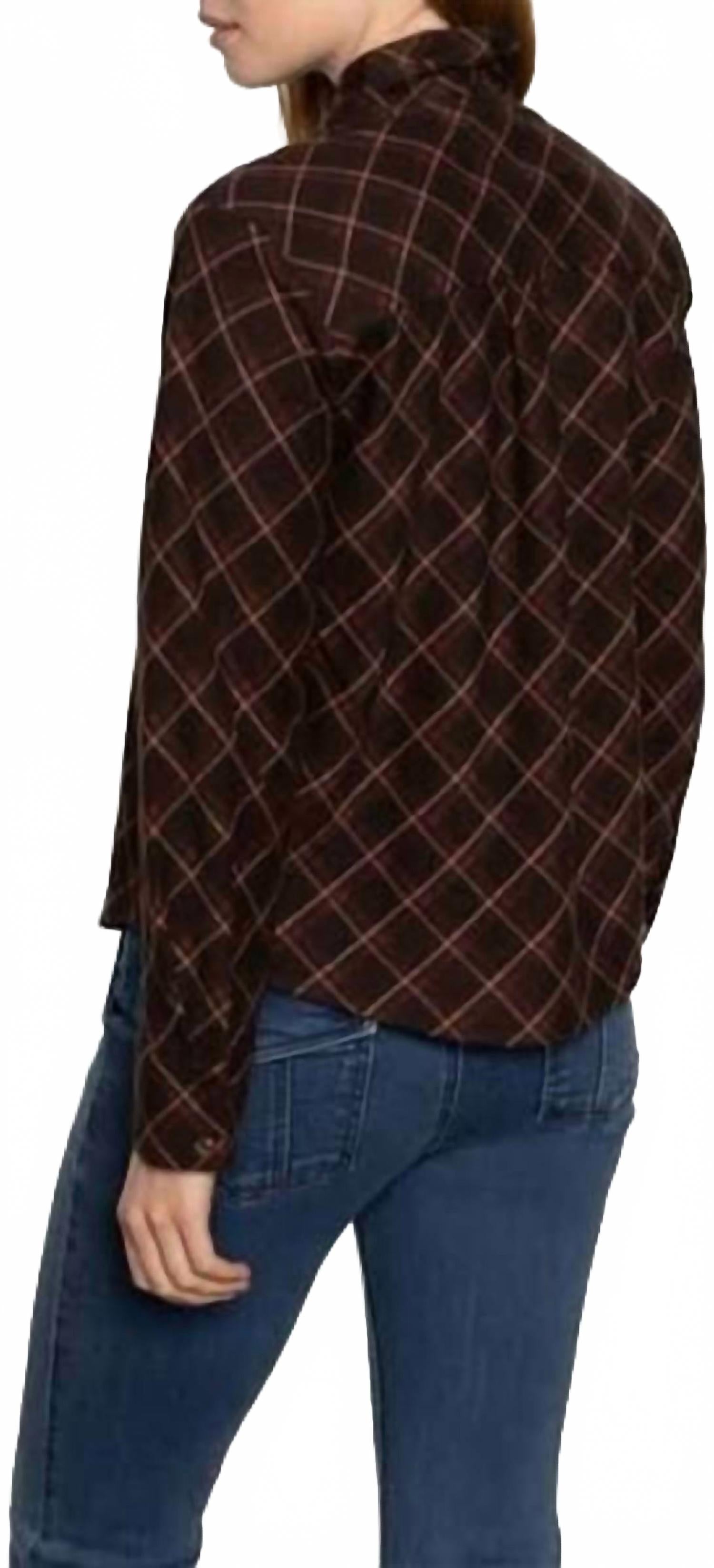 Autumn Bouse In Cocoa Plaid