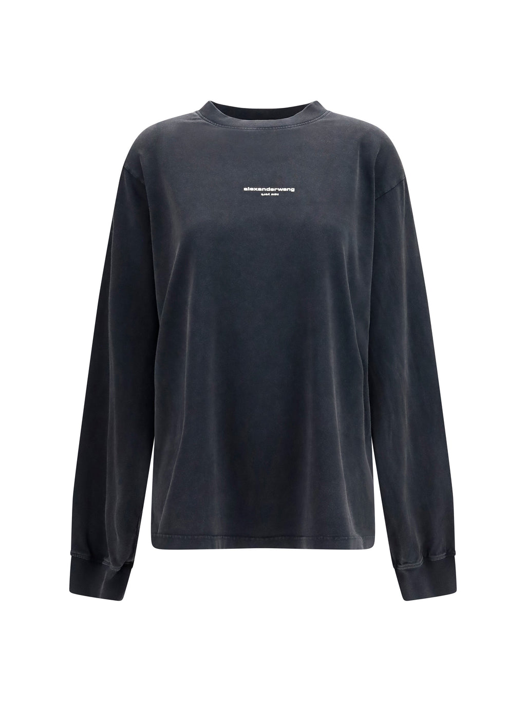Alexander Wang Women Long-Sleeve Logo T-Shirt