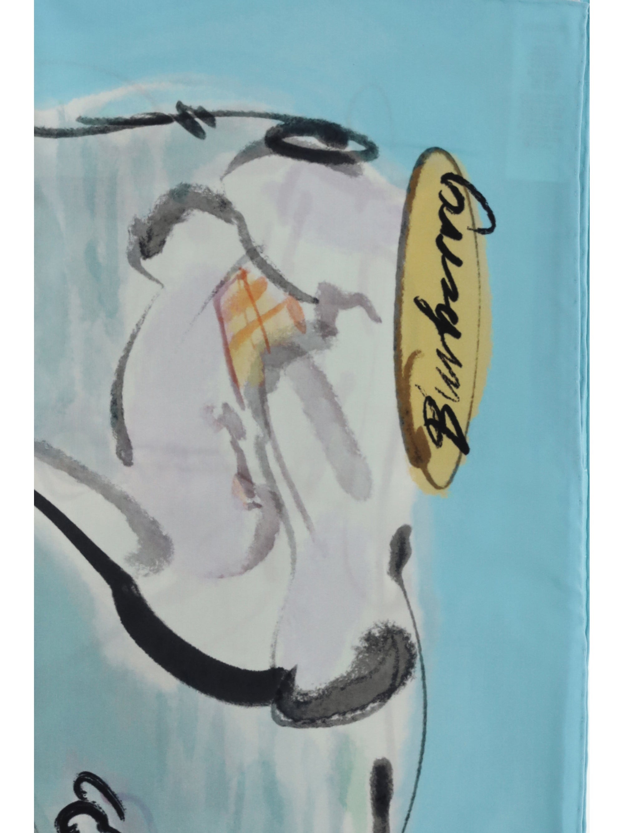 Burberry Women Swan Lake Silk Scarf