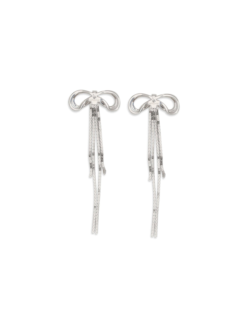Self-Portrait Women Double Crystal Bow Earrings
