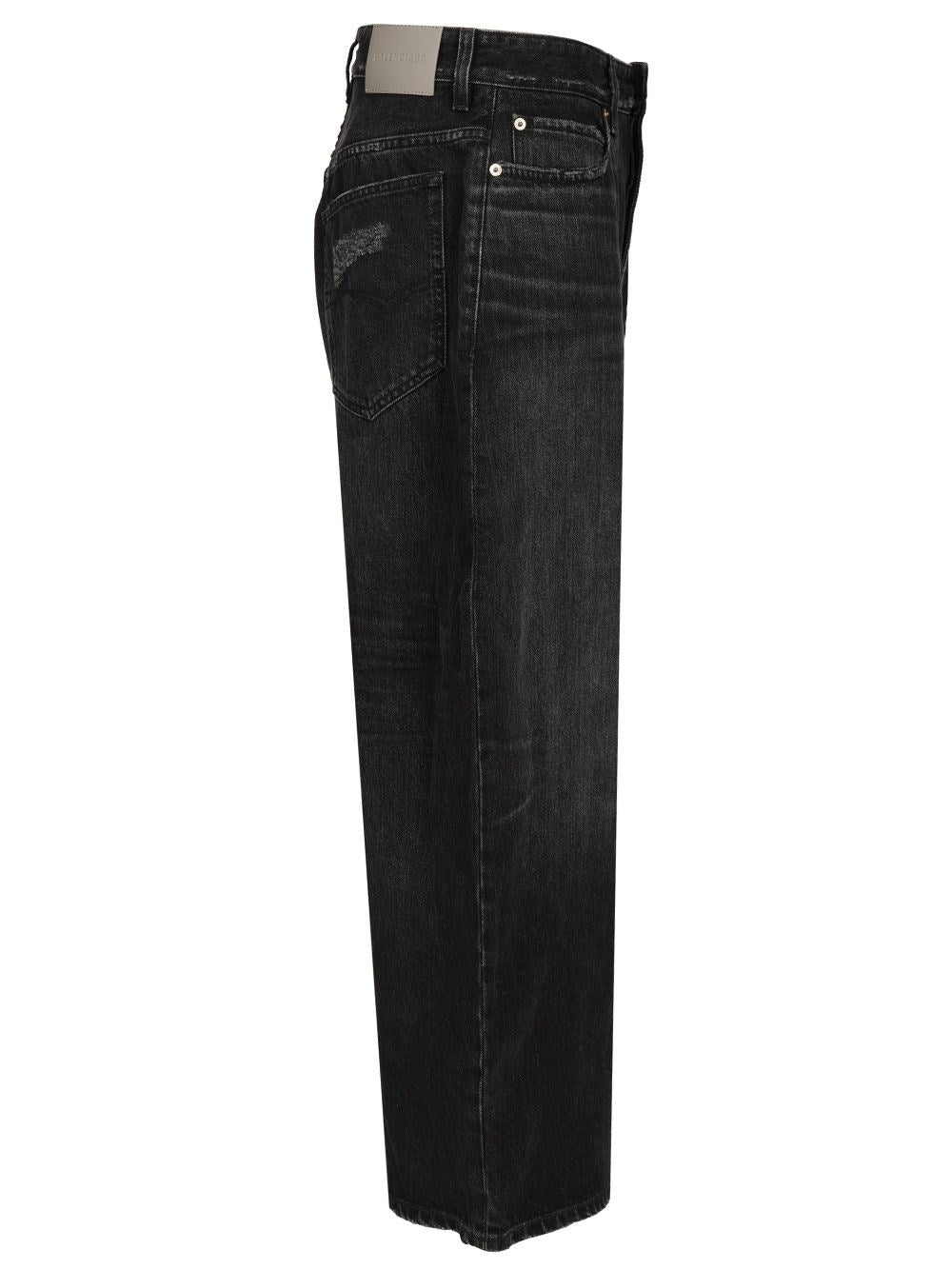 Balenciaga Men Curved-Leg Jeans