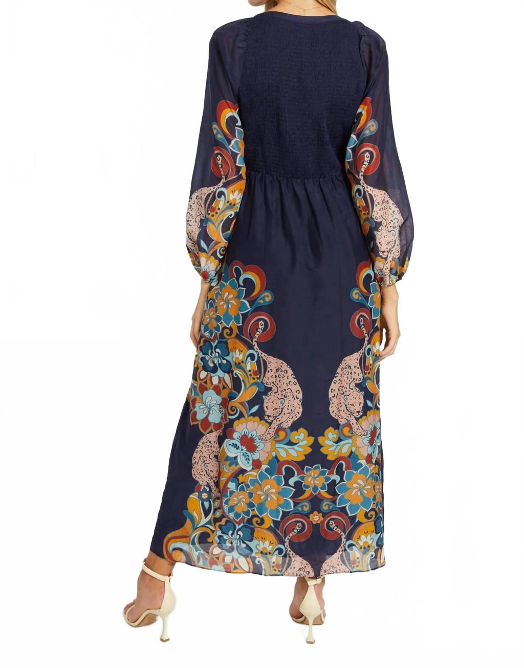 Mindy Maxi Dress In Cosmic Cheetah