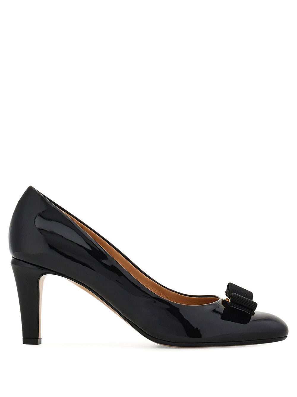 Ferragamo Women Carla 70 Naplak Vara Bow Pump