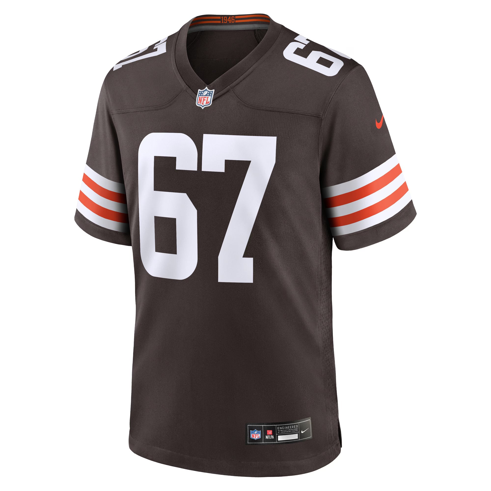 Cleveland Browns LaDarius Henderson Brown Team Game Jersey