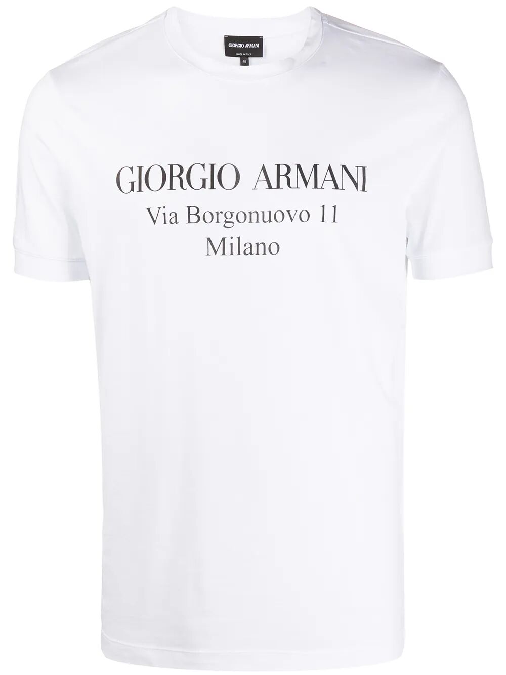 Giorgio Armani Men Borgonuovo 11 Cotton Jersey T-Shirt